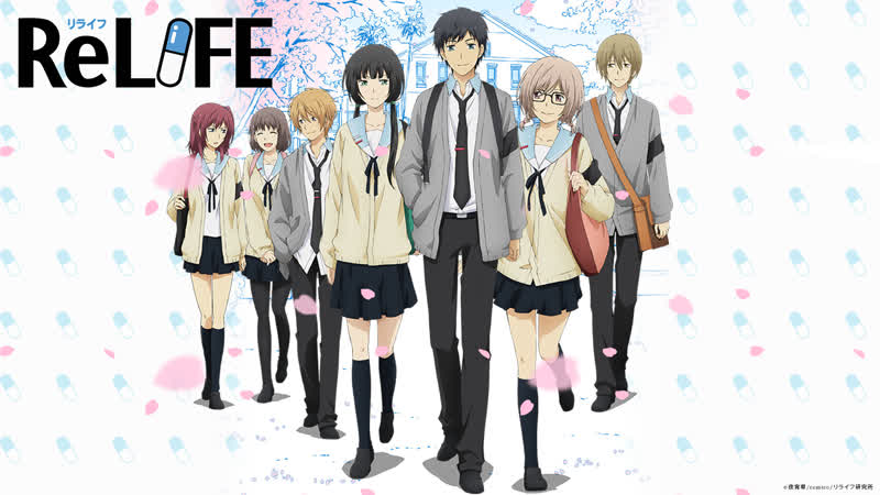 Аниме повторная жизнь relife все серии + ova [анифильм марафон]