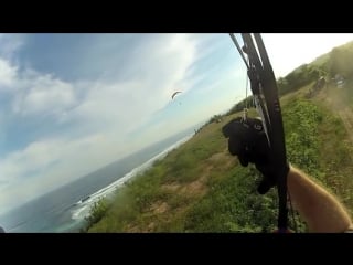 Paragliding at timbis, bali