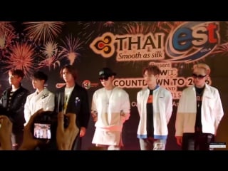 [151231] beast red carpet @ show dc countdown to 2016 thailand