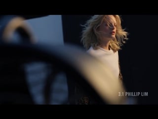 Behind the scenes hanne gaby odiele in 5f elle campaign