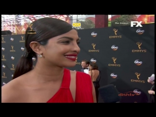 Priyanka chopra red carpet interview 68th primetime emmy awards 2016