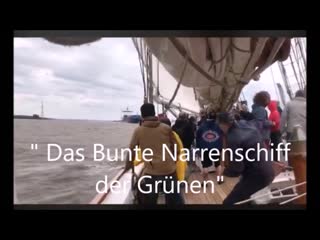 Video zeigt dramatische szenen auf segelschiff kurz vor kollision mit frachter