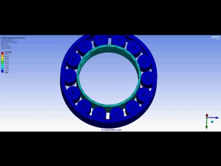 Tutorial 9 ansys workbench static structural fea of a roller bearing under load