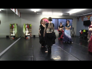 Carolena teaching the chico as a partner step with passing