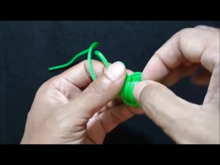 Gantungan kunci bola dari tali kur ball keychain monkey fist pelangi