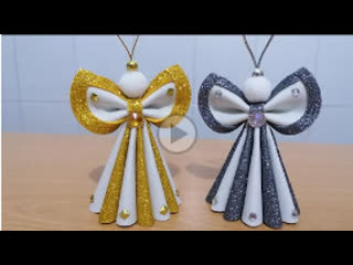 Christmas decorations angel di christmas ornamentsfoam sheet diy creazioni natalizie gomma eva