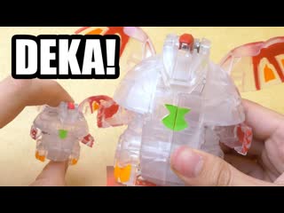 Unboxing the biggest, rarest bakugan ever! deka diamond dragonoid!