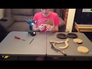 Rwby transforming qrow scythe prop replica cosplay [time laps]