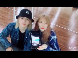 [official] wjsn update instagram with exy & eunseo