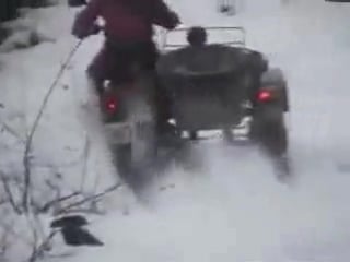 Мото урал sidecar snow gear up