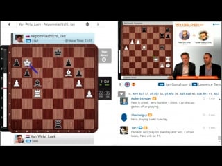 Lawrence trent about his work on chess with fabiano caruana