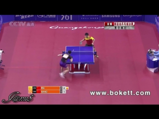 2010 asian games (ms f) ma long vs wang hao [hd] [full match short form]