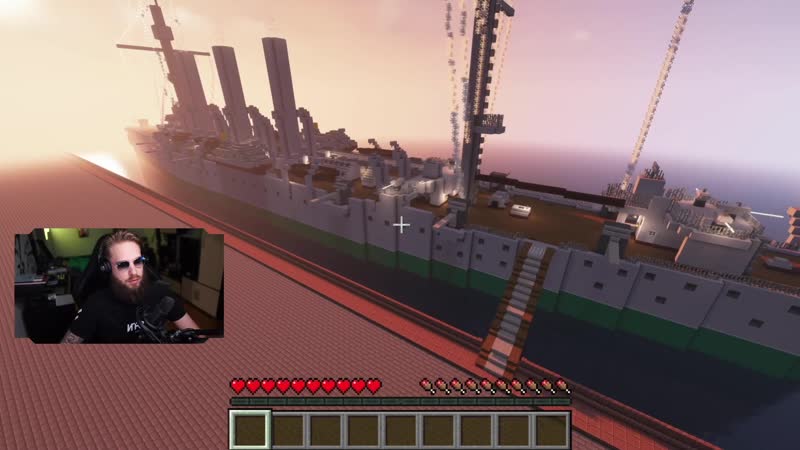 Что тебе снится, крейсер аврора в майнкрафте?