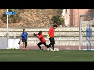 Penúltimo entreno de la semana en el ciudad de málaga