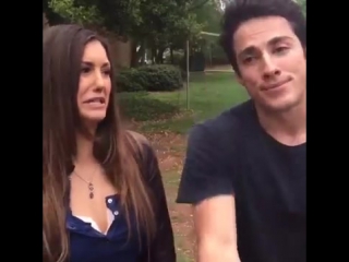 Nina dobrev and michael trevino