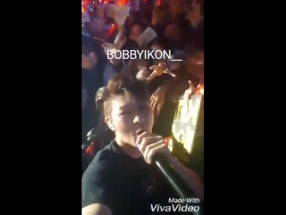 160724 yunhyeong & donghyuk video with fans dumb & dumber ikoncert in sg