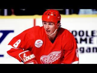 Igor larionov gets hit, gets up and scores against dallas in game 5 (1998)