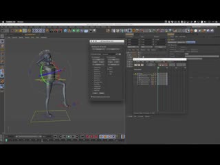 Js rigging tool c4d rigging script (mixamo base), 3 mirror pose