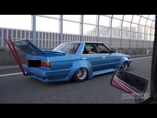 Bosozoku highway cruising 昭和倶楽部の走り