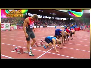Big beautiful athletes in slooow motion (hd)