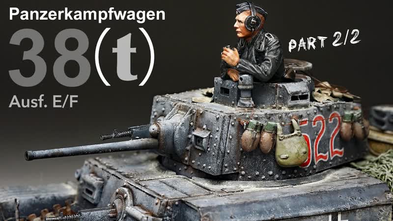German gray is difficult 38(t) part 2 tamiya 1/35 tank model [painting weathering]