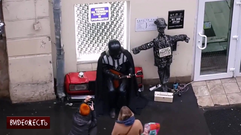 Дарт вейдер играет на балалайке © видеожесть