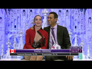 World figure skating championships milano 2018 kaetlyn osmond fp 24 march 2018