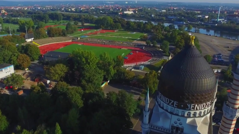 Дрезден( dresden) с высоты птичьего полета