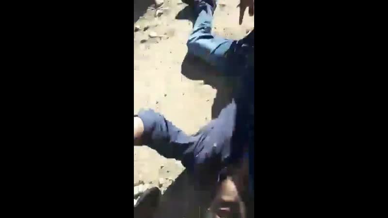 Turkish vehicle pulls over syrian protesters in ne syria one young man, 25 yrs old killed and many others injured