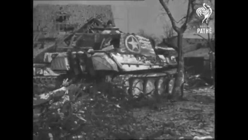 Pz v panther, который использовался британцами, 1945 год