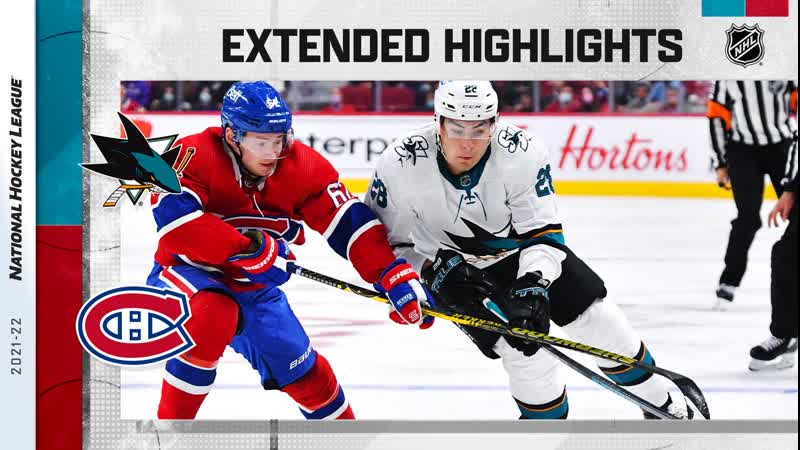 San jose sharks vs montreal canadiens oct 19, 2021 highlights