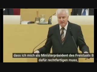 Seehofer keine gesetze gelten mehr 161218 mp4