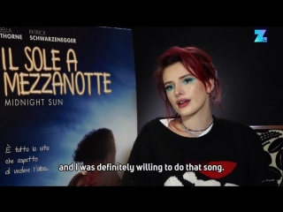 Zoomintv bella thorne thought she was a terrible singer