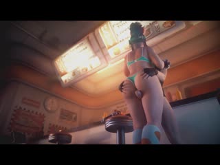 Mei thighjob; masturbation; 3d sex porno hentai; [overwatch]