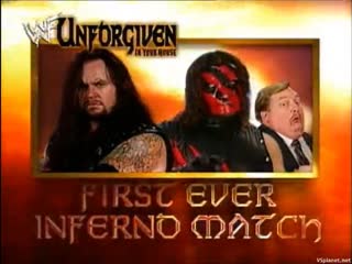 The undertaker vs kane, inferno match wwf in your house 21 unforgiven (1998)