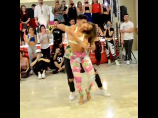 Marco espejo y sara panero, luis garcia y andrea coboz, bachata