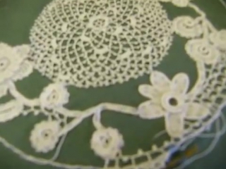 Irish crochet lace demonstration by nora finnegan