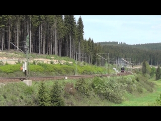 Pkp cargo vectron uberfuhrung, rtb vectron, rts taurus uvm auf der frankenwaldbahn