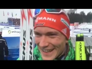 Die ganze nacht durchgemacht und dann so ein rennen! einmalig, benedikt doll!