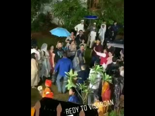 Ganapatibappamorya familygoals bhaijaan ka rain dance dashing salmankhans enjoying raindance at arpitakhansharma house ganes