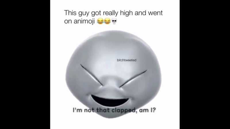 Чувак накурился и лючил анимоджи (vhs video)