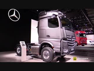 2019 mercedes arocs 1851 ls tractor exterior and interior walkaround 2019 iaa hannover