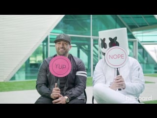 Marshmello and moe shalizi play "never have i ever"