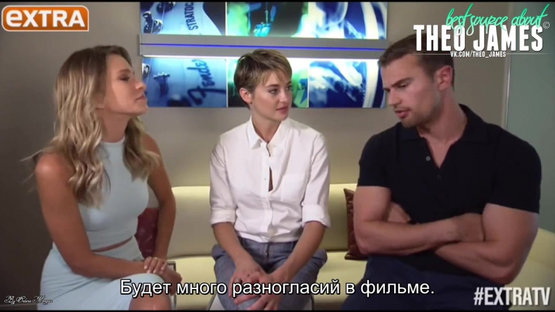 Extra tv insurgent and divergent sound like very different movies [rus sub]