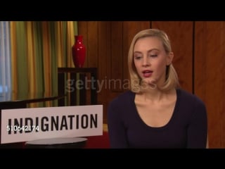 Interview sarah gadon on growing up at indignation interviews