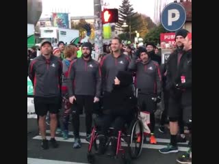 Start of the 2018 amica insurance seattle marathon