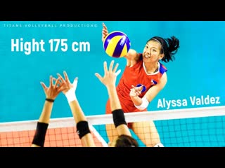 Alyssa valdez amazing volleyball player hight 175 cm motivation video