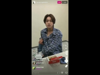 20180609 kim hyun joong instagram live