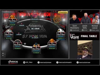 Americas cardroom $ gtd venom final table