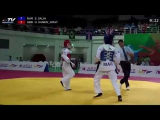 Salih safia (mar) vs hankin wray holly (gbr) f 41kg